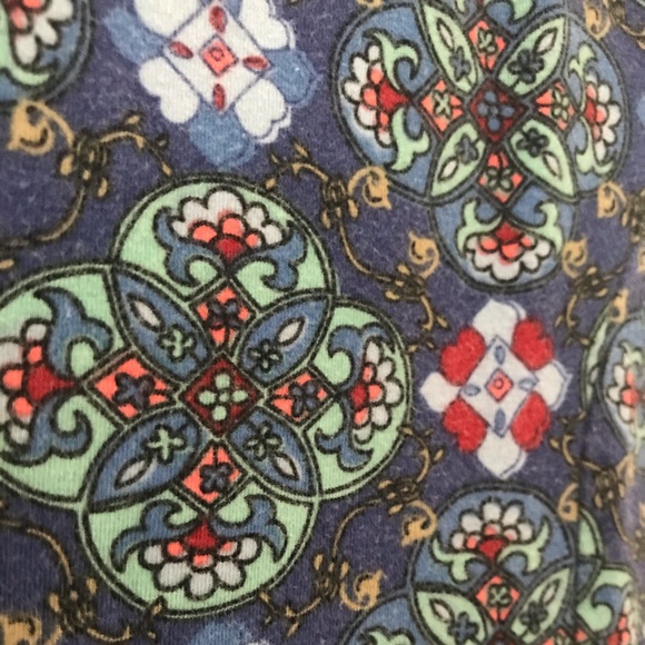 Blue Hollister dress with beautiful print - Picture 3 of 4